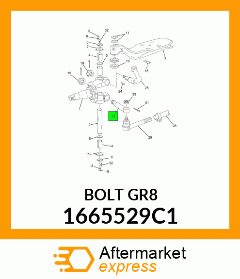 BOLTGRADE8 1665529C1