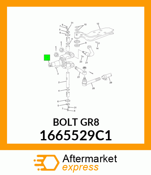 BOLTGRADE8 1665529C1