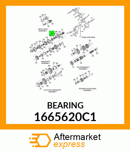 BEARING 1665620C1