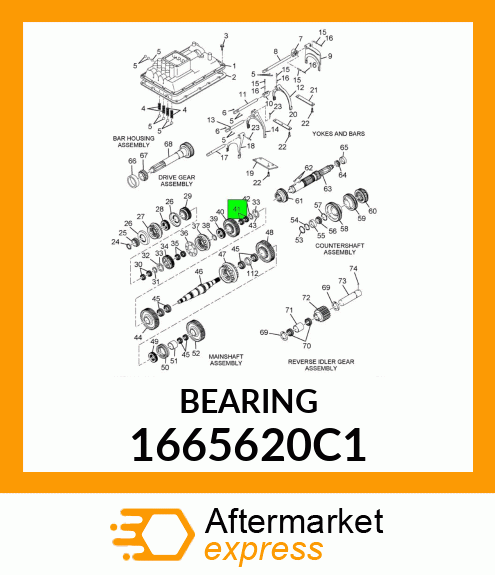 BEARING 1665620C1