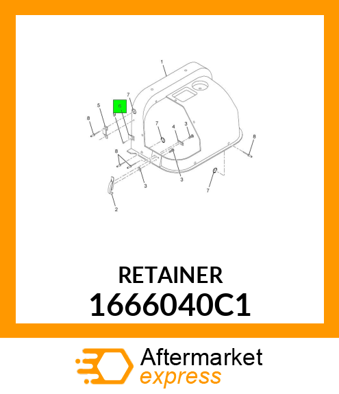 RETAINER 1666040C1