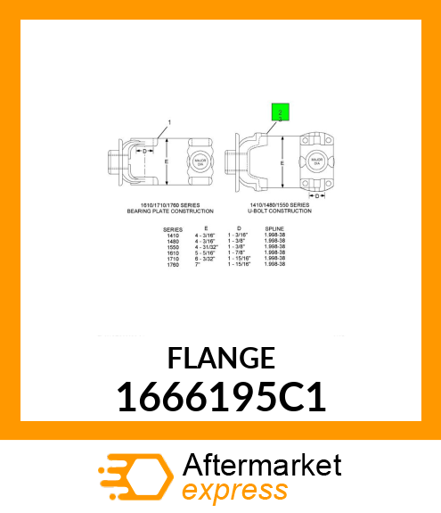 FLANGE 1666195C1