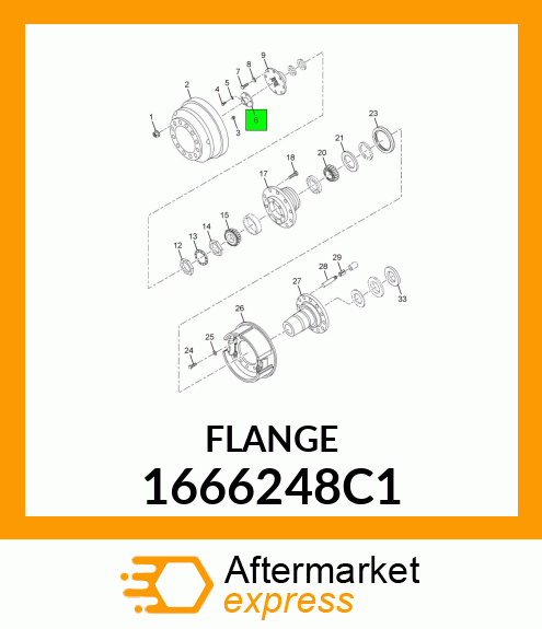 FLANGE 1666248C1