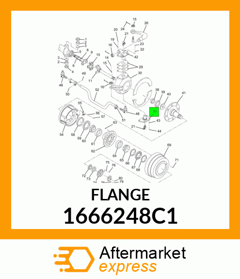 FLANGE 1666248C1