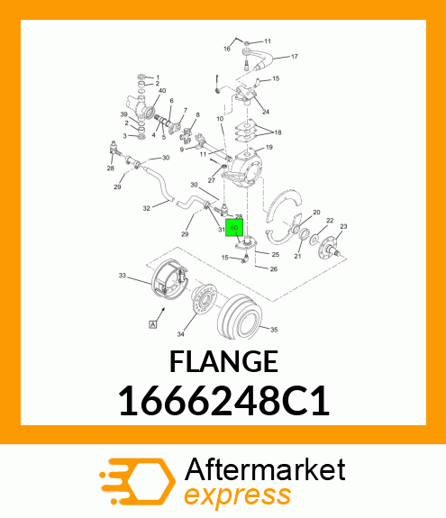 FLANGE 1666248C1