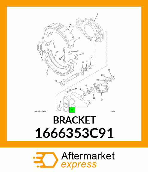 BRACKET 1666353C91