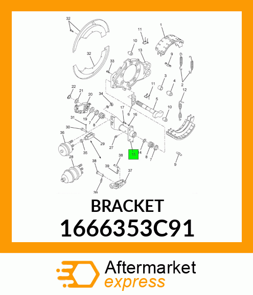 BRACKET 1666353C91