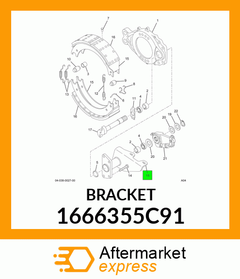 BRACKET 1666355C91