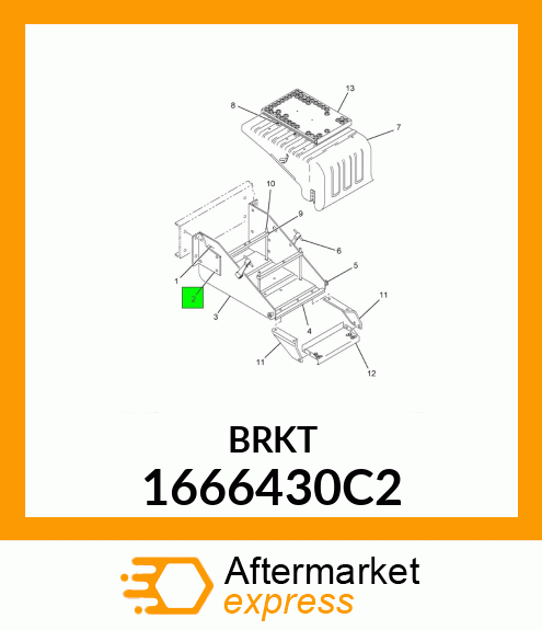 BRKT 1666430C2