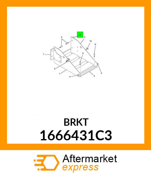 BRKT 1666431C3