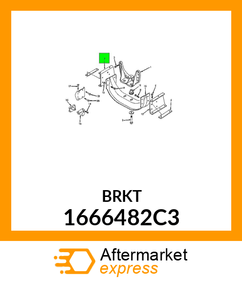 BRKT 1666482C3