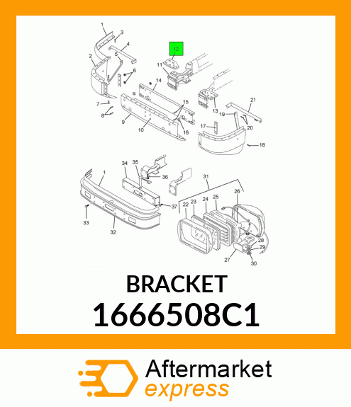 BRACKET 1666508C1