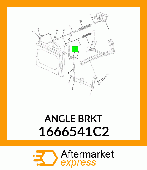 ANGLEBRKT 1666541C2