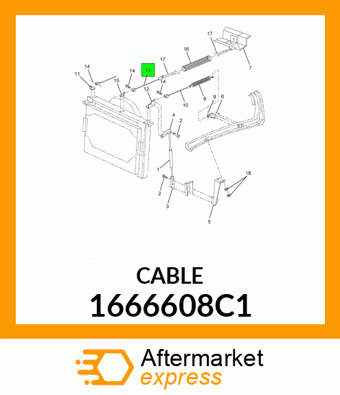 CABLE 1666608C1