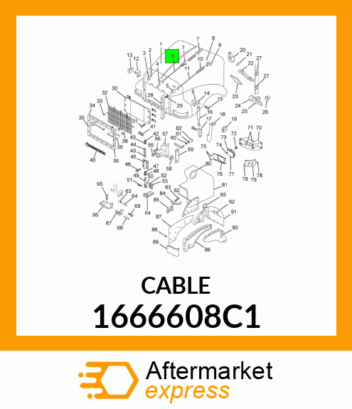 CABLE 1666608C1