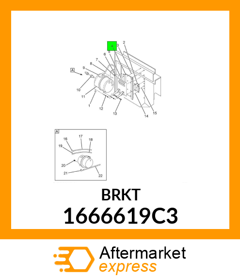 BRKT 1666619C3