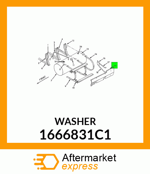 WASHER 1666831C1