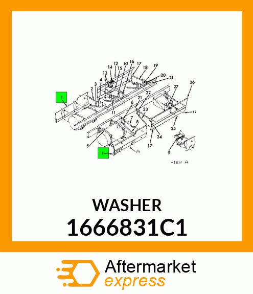 WASHER 1666831C1