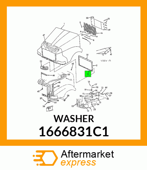 WASHER 1666831C1