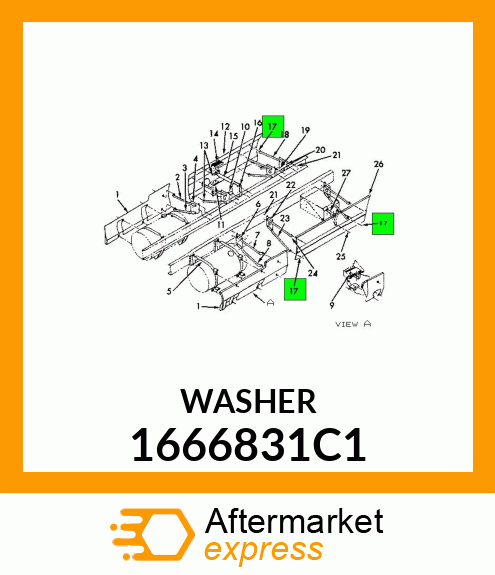 WASHER 1666831C1