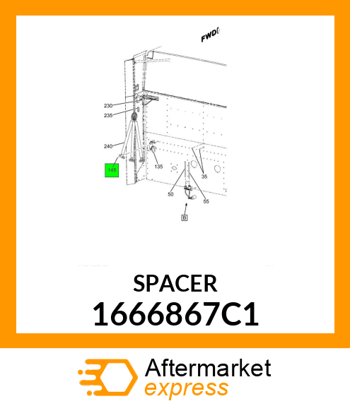 SPACER 1666867C1