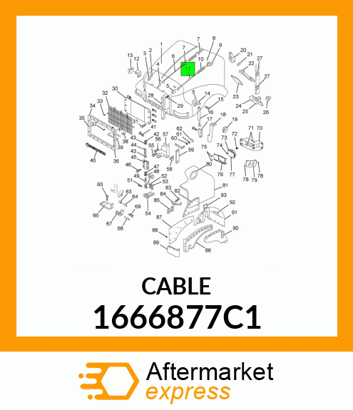 CABLE 1666877C1