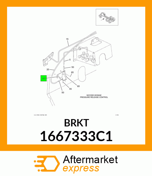 BRKT 1667333C1
