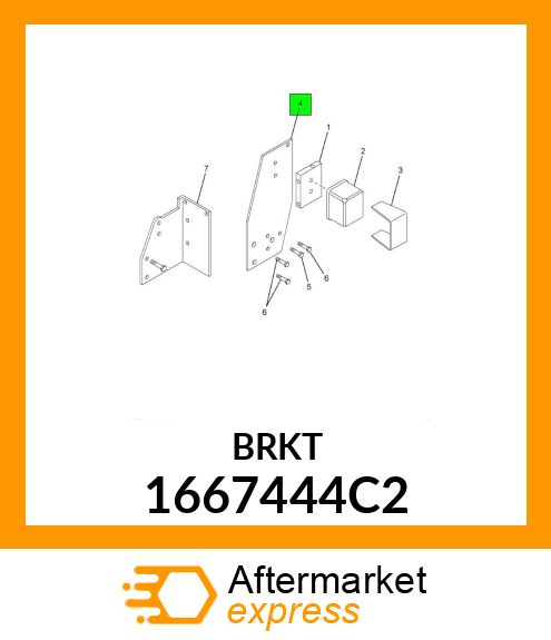 BRKT 1667444C2