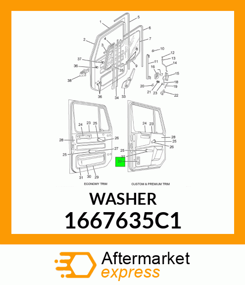 WASHER 1667635C1