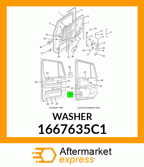 WASHER 1667635C1