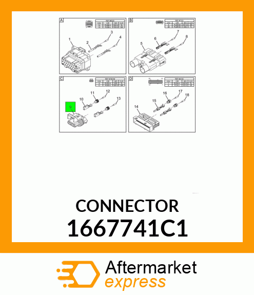 CONNECTR 1667741C1