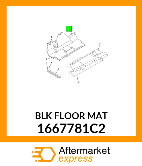 BLK_FLOOR_MAT 1667781C2