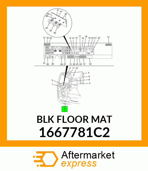 BLK_FLOOR_MAT 1667781C2