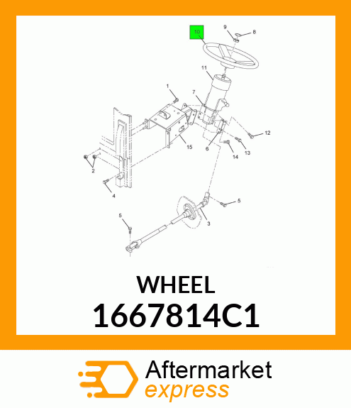 WHEEL 1667814C1