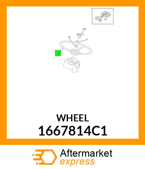 WHEEL 1667814C1