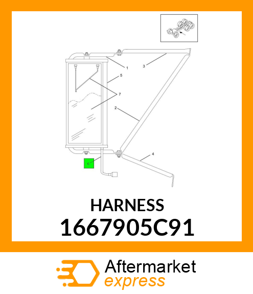 HARNESS 1667905C91