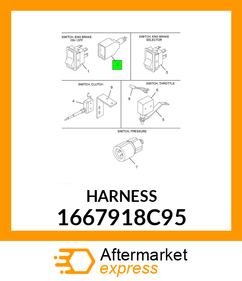 HARNESS 1667918C95