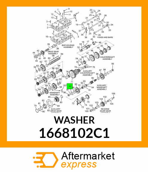 WASHER 1668102C1