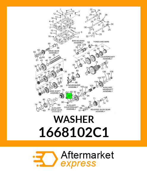 WASHER 1668102C1