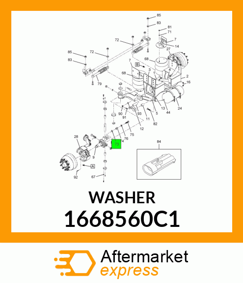 WASHER 1668560C1