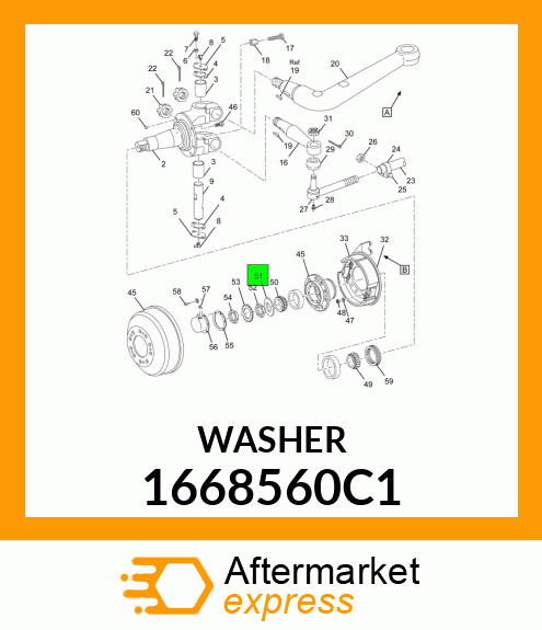 WASHER 1668560C1