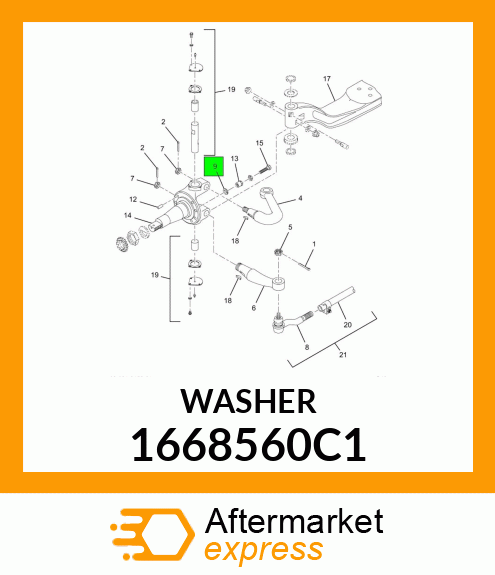 WASHER 1668560C1