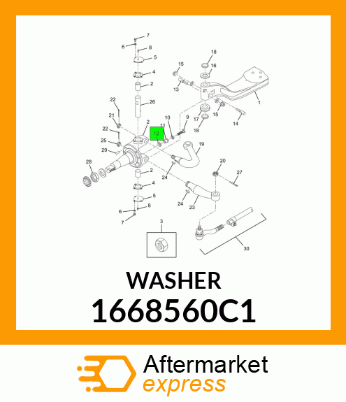 WASHER 1668560C1