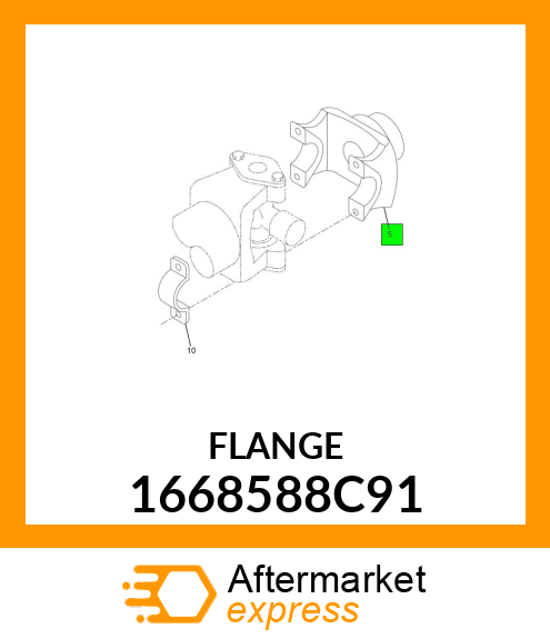 FLANGE 1668588C91