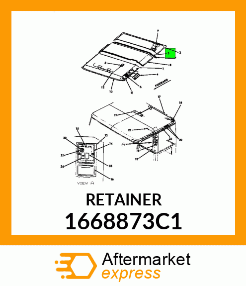 RETAINER 1668873C1