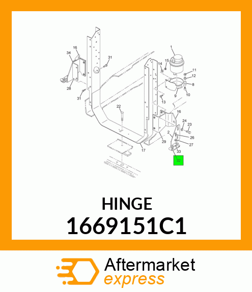 HINGE 1669151C1