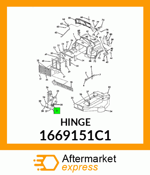 HINGE 1669151C1