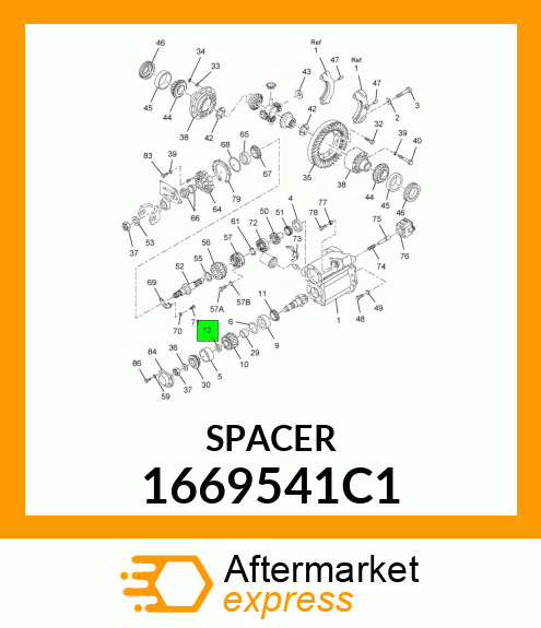 SPACER 1669541C1