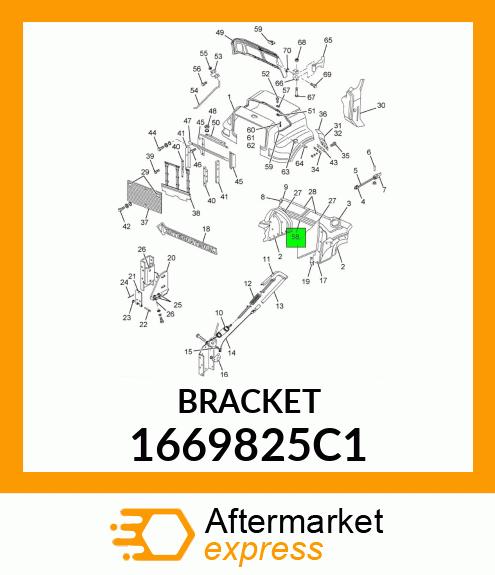 BRACKET 1669825C1