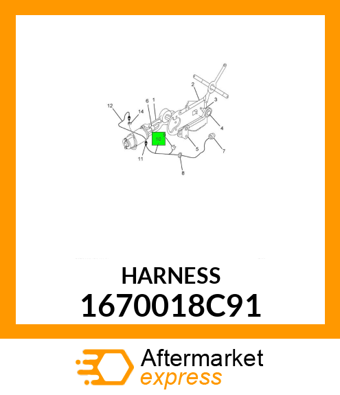HARNESS 1670018C91
